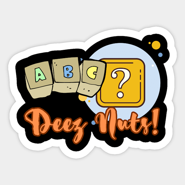 ABC DeezNuts! Sticker by RealNakama